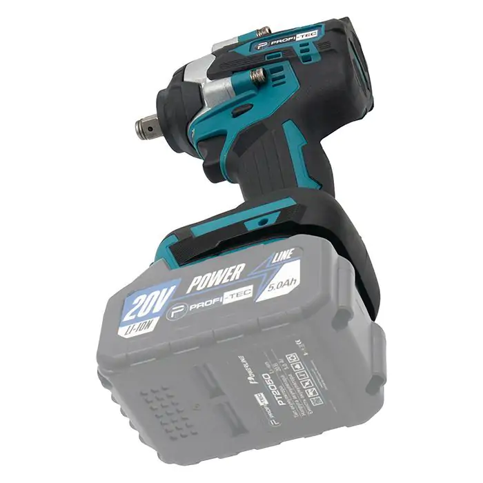 Аккумуляторный гайковерт PROFI-TEC DTW500BL POWERLine (без аккумулятора и зарядного устройства) - фото 4