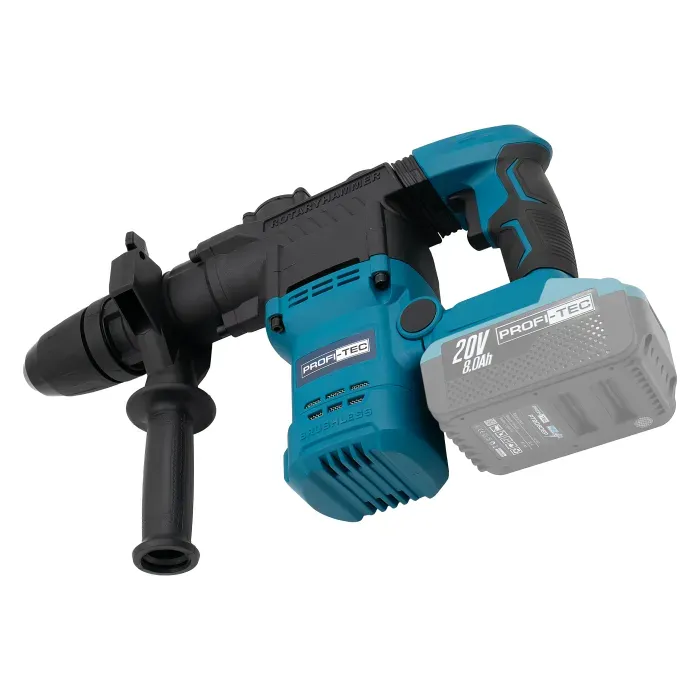 Аккумуляторный перфоратор PROFI-TEC PBH5620 POWERLine (2*PT2080EP (8.0 Ач), зарядное устройство) - фото 4