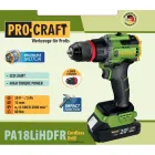 Шуруповерт Procraft PA18LiH DFR с ударом (1 акб и зу) — мініатюра 2