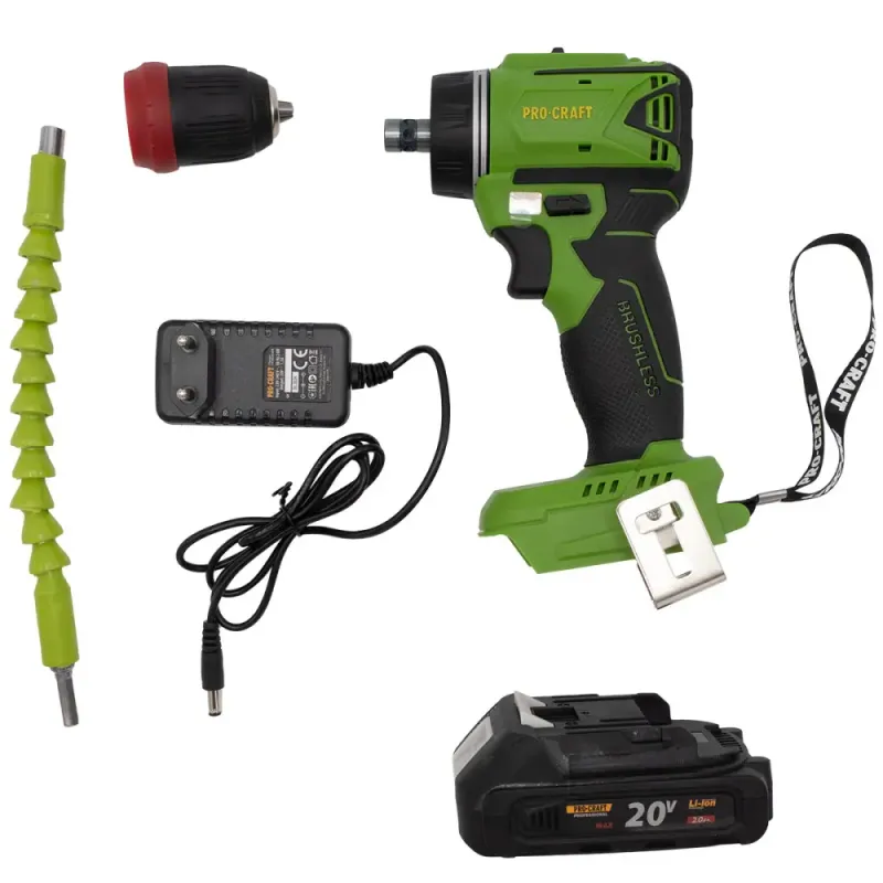 Шуруповерт Procraft PA18LiN DFR (з 1 акб та ЗУ) - фото 9