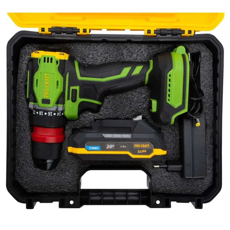 Шуруповерт Procraft PA18Pro DFR (с 1 АКБ 2Аг) - фото 12