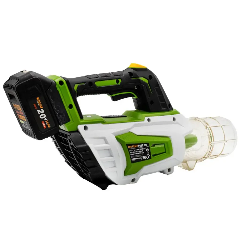 Акумуляторна повітродувка Procraft PB20 (без АКБ та зп) - фото 5 Акумуляторна повітродувка Procraft PB20 (без АКБ та зп) - фото 5