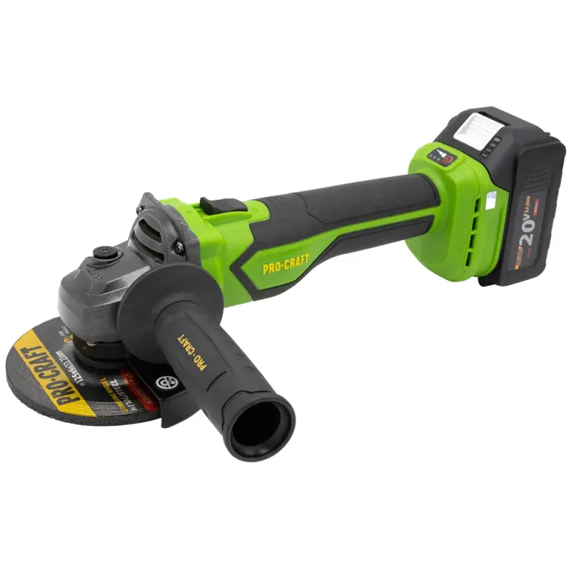 Аккумуляторная болгарка Procraft PGA22 (без акб и зу) - фото 4