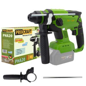 Перфоратор акумуляторний Procraft PHA20 (20В, 1.7 Дж, без АКБ і ЗП)