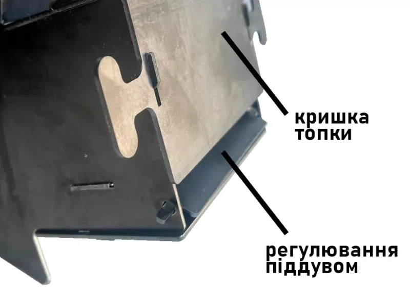 Походная Турбо печь разборная 50 - фото 4