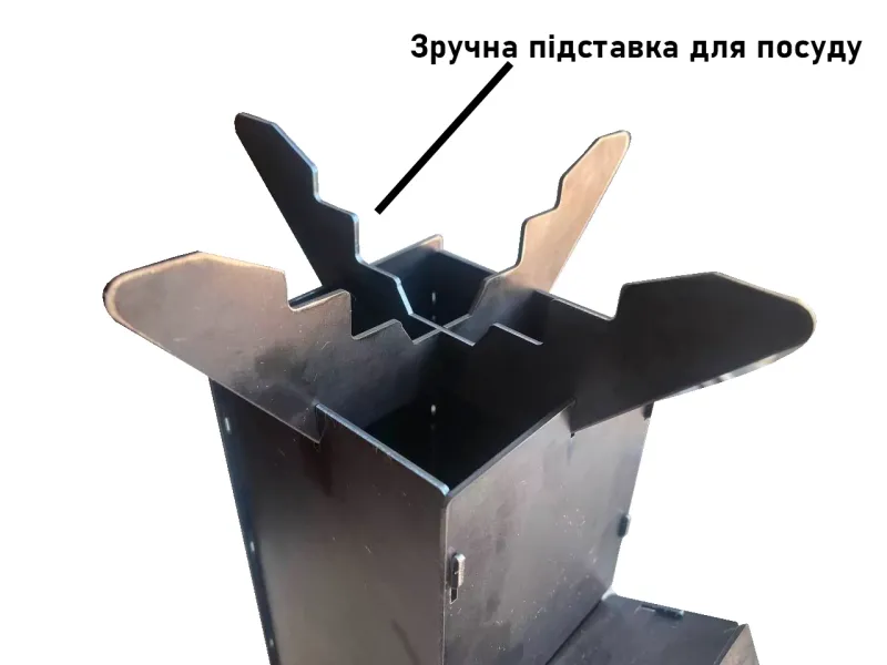 Походная Турбо печь разборная 50 - фото 3