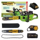 Аккумуляторная пила Procraft PKA40Li (40В, бесщеточная, АКБ 4.0 Ач, шина 35 см) — миниатюра 1