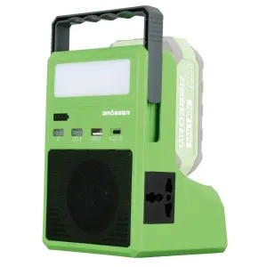 Товар Портативний інвертор 220В + Bluetooth-колонка Grosser GPI 300 (300 Вт, ліхтар)