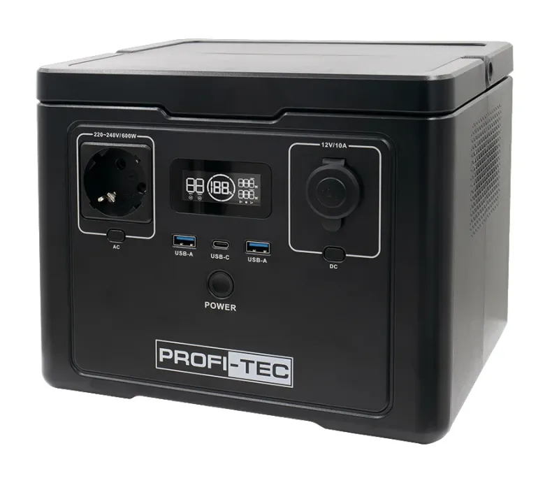 Портативная зарядная станция PROFI-TEC PPS600 LiFePO4 (600 Вт, батарея 512 Вт·ч) - фото 3