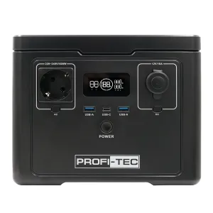 Товар Портативная зарядная станция PROFI-TEC PPS600 LiFePO4 (600 Вт, батарея 512 Вт·ч)