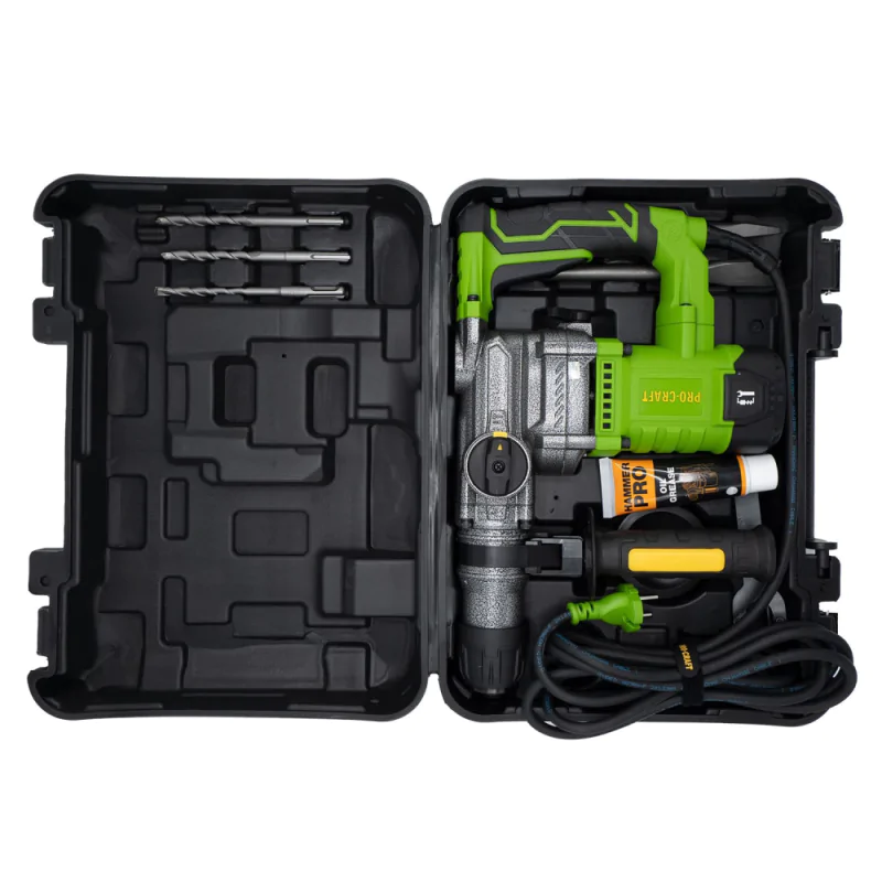 Перфоратор Procraft BH1300 SDS-Plus бочковой (1050 Вт, 4,5 Дж) - фото 11