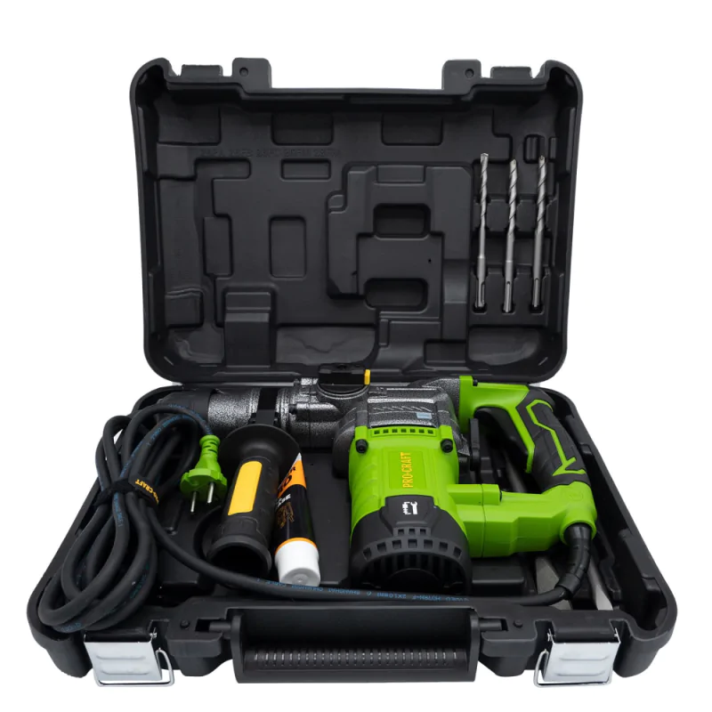 Перфоратор Procraft BH1300 SDS-Plus бочковой (1050 Вт, 4,5 Дж) - фото 12