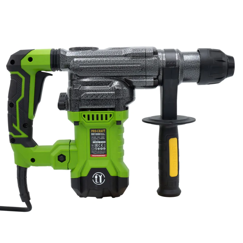 Перфоратор Procraft BH1800 SDS-Plus бочковий (1500 Вт, 5,5 Дж) - фото 4