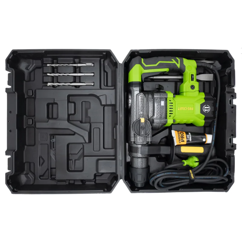 Перфоратор Procraft BH1800 SDS-Plus бочковий (1500 Вт, 5,5 Дж) - фото 12