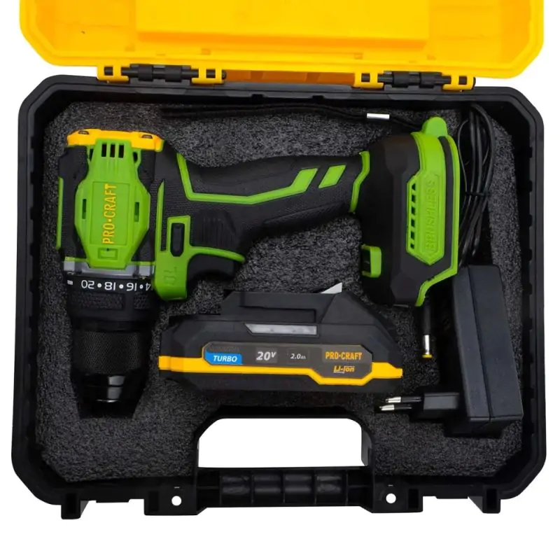 Шурупокрут акумуляторний Procraft PA18Pro (1 АКБ 2Аг) - фото 11 Шурупокрут акумуляторний Procraft PA18Pro (1 АКБ 2Аг) - фото 11