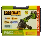 Аккумуляторная болгарка Procraft PGA22 20 В, 125 мм (1 АКБ 4 А·ч, зарядка, кейс) - миниатюра 16 Аккумуляторная болгарка Procraft PGA22 20 В, 125 мм (1 АКБ 4 А·ч, зарядка, кейс) - миниатюра 16