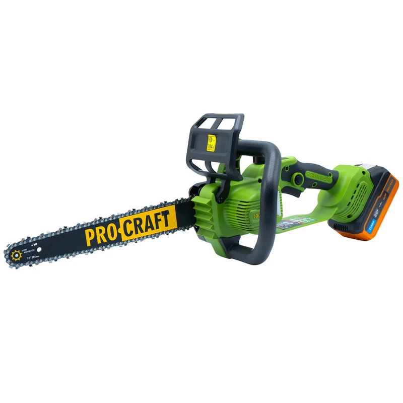 Аккумуляторная цепная пила Procraft PKA33 20 В, шина 30 см, 1 АКБ 4 Ач - фото 7 Аккумуляторная цепная пила Procraft PKA33 20 В, шина 30 см, 1 АКБ 4 Ач - фото 7