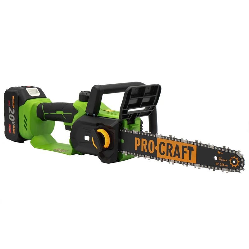 Аккумуляторная цепная пила Procraft PKA34 20 В, 2 шины 25/30 см, без АКБ и ЗУ - фото 8 Аккумуляторная цепная пила Procraft PKA34 20 В, 2 шины 25/30 см, без АКБ и ЗУ - фото 8
