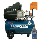 Масляный компрессор PROFI-TEC OC-24 24 л, 1,5 кВт, 195 л/мин - миниатюра 1