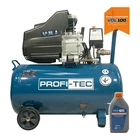 Масляний компресор PROFI-TEC OC-50 50 л, 1,5 кВт, 200 л/хв - мініатюра 1
