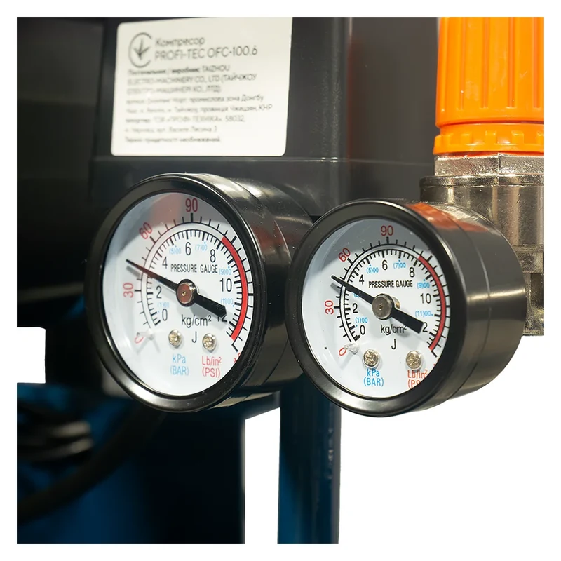 Безмасляний компресор PROFI-TEC OFC-50.4 50 л, 2,2 кВт, 475 л/хв - фото 8
