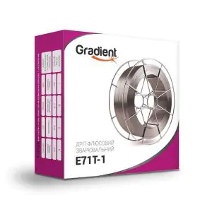 Товар Дріт флюсовий GRADIENT E71T-1 1,2 мм (15 кг)