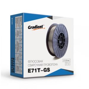 Дріт флюсовий GRADIENT E71T-GS 0,8 мм (1 кг)