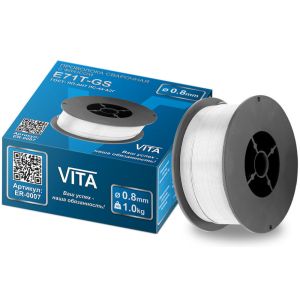 Дріт зварювальний флюсовий Vita ET71GS 0,8 мм вага 1,0 кг
