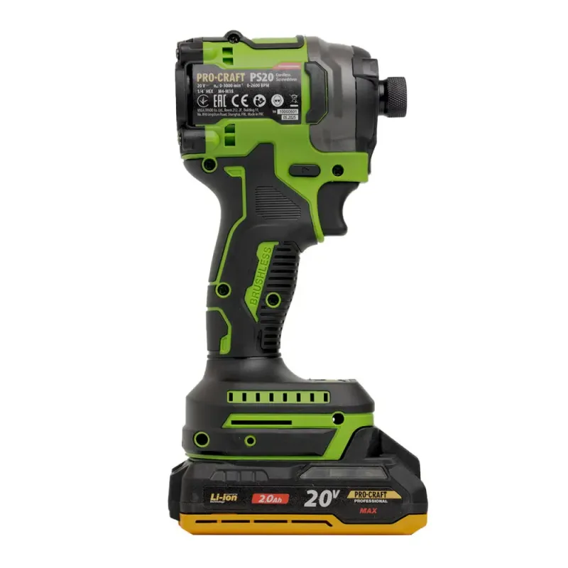 Аккумуляторный гайковерт Procraft PS20 (1 АКБ 2Ач) - фото 6