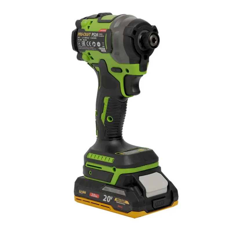 Аккумуляторный гайковерт Procraft PS20 (1 АКБ 2Ач) - фото 7