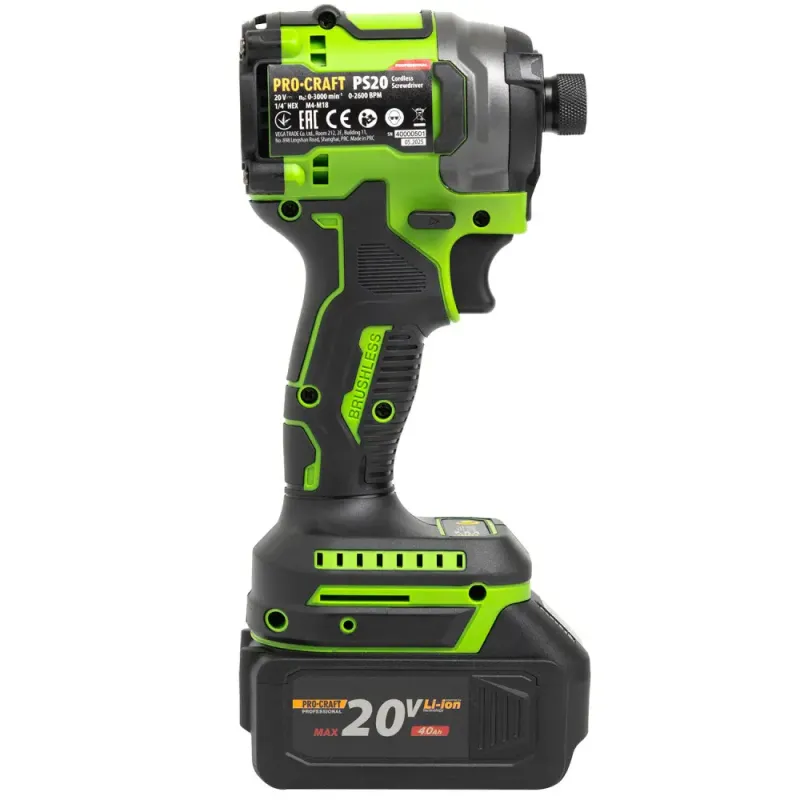Аккумуляторный гайковерт Procraft PS20 (без АКБ и ЗУ) - фото 4