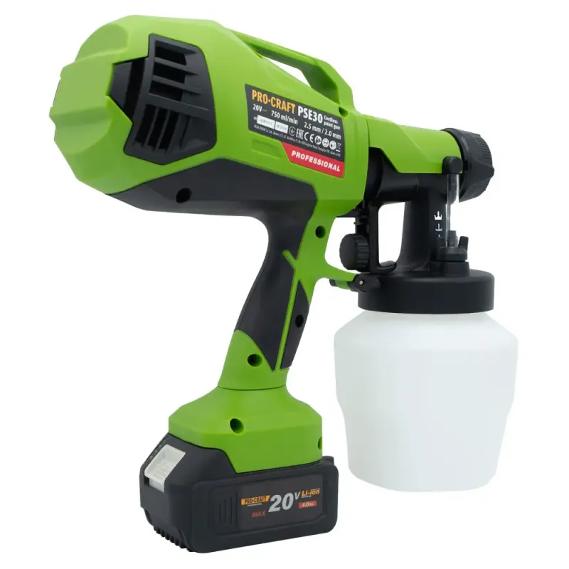 Аккумуляторный краскопульт Procraft PSE30 (без акб и зу) - фото 5