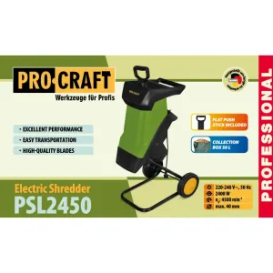 Измельчитель веток Procraft PSL2450 купить, цена | Свармаксе