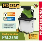 Измельчитель веток Procraft PSL2550 — миниатюра 2 Измельчитель веток Procraft PSL2550 — миниатюра 2