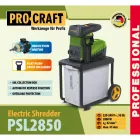 Измельчитель веток Procraft PSL2850 — миниатюра 2 Измельчитель веток Procraft PSL2850 — миниатюра 2