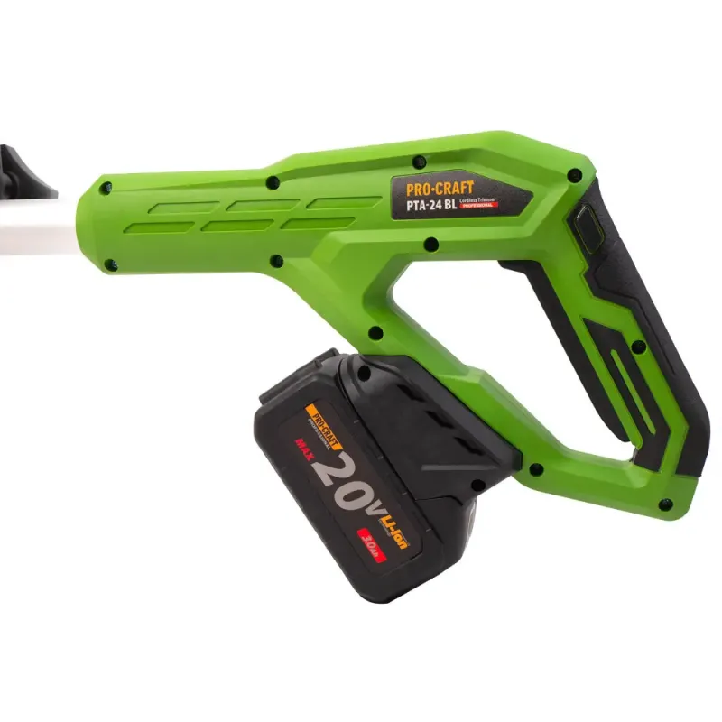 Аккумуляторный триммер Procraft PTA24BL (1 АКБ) - фото 7 Аккумуляторный триммер Procraft PTA24BL (1 АКБ) - фото 7