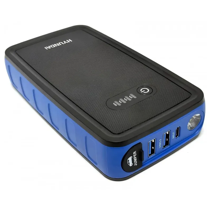 Пусковое зарядное устройство Hyundai HYP 400 (10600 мАч, 400/800 А, Power Bank) - фото 2
