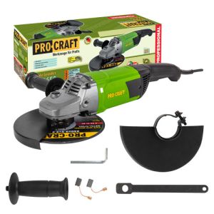 Кутова шліфмашина (Болгарка) Procraft PW2650 (2600 Вт, 230 мм, плавний пуск)