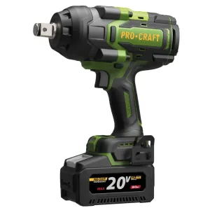 Товар Аккумуляторный гайковерт Procraft PWA90 Кейс (с 1 АКБ и ЗУ)