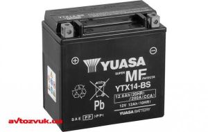 Мото акумулятор Yuasa 6СТ-12,6 YTX14-BS