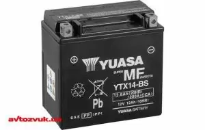 Товар Мото аккумулятор Yuasa 6СТ-12,6 YTX14-BS