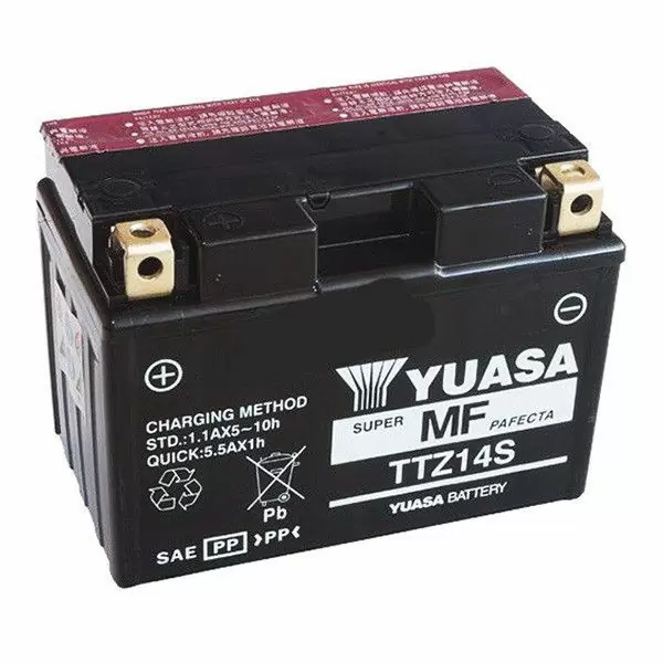 Мото аккумулятор Yuasa 6СТ-11,8 YTZ14S - фото 1 Мото аккумулятор Yuasa 6СТ-11,8 YTZ14S - фото 1