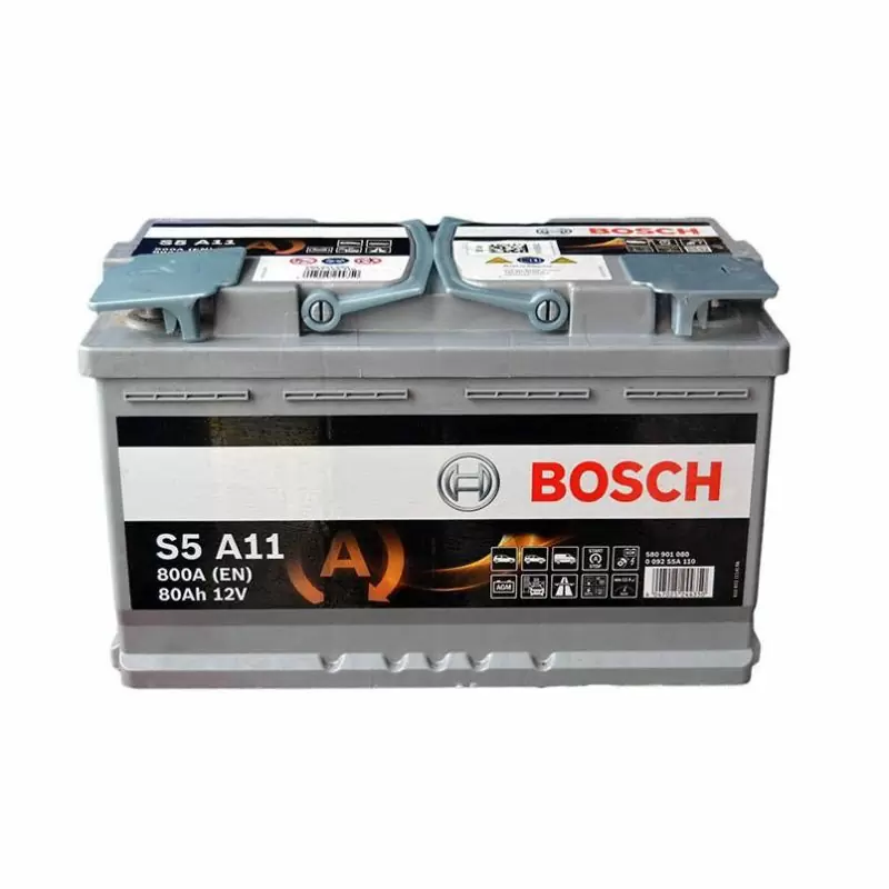 Автомобильный аккумулятор Bosch 6СТ-80 S5 A11 AGM - фото 1 Автомобильный аккумулятор Bosch 6СТ-80 S5 A11 AGM - фото 1