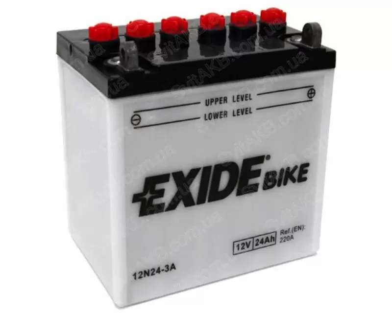 Мото аккумулятор Exide 6СТ-24 12N24-3A - фото 1 Мото аккумулятор Exide 6СТ-24 12N24-3A - фото 1