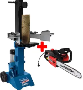 Товар Дровокол гидравлический Scheppach HL 800e 400 В + цепная электропила Utool UES-22