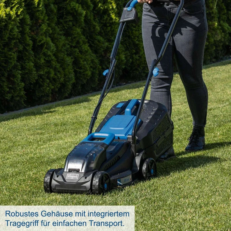 Газонокосарка акумуляторна Scheppach BC-MP320-X Set L, 32 см, АКБ 4 А·год і зарядка - фото 2