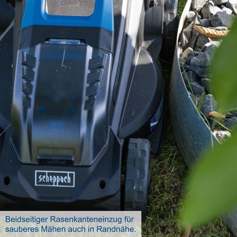 Газонокосарка акумуляторна Scheppach BC-MP320-X Set L, 32 см, АКБ 4 А·год і зарядка - фото 5