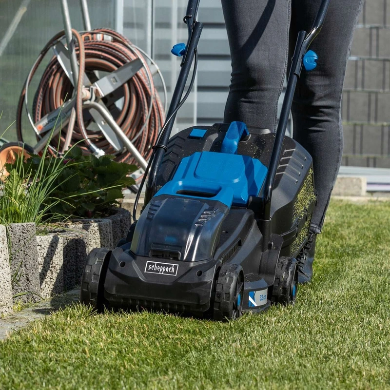 Газонокосарка акумуляторна Scheppach BC-MP320-X Set L, 32 см, АКБ 4 А·год і зарядка - фото 6