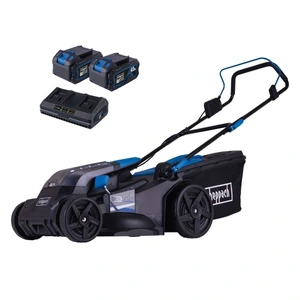 Газонокосарка акумуляторна Scheppach BC-MP430-X SET XL2, 43 см, 2 АКБ 4 А·год