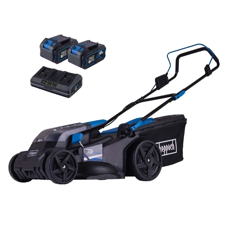 Газонокосарка акумуляторна Scheppach BC-MP430-X SET XL2, 43 см, 2 АКБ 4 А·год - фото 1 Газонокосарка акумуляторна Scheppach BC-MP430-X SET XL2, 43 см, 2 АКБ 4 А·год - фото 1